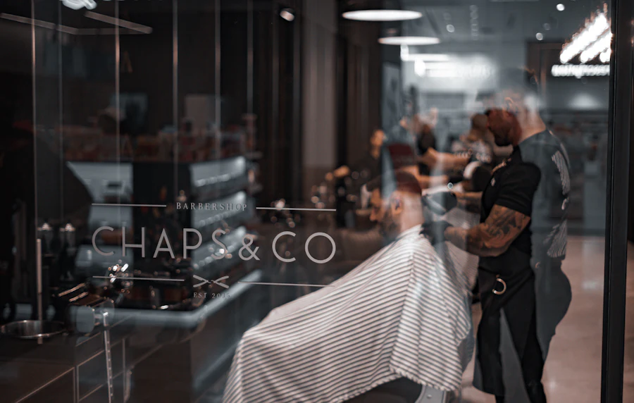 Barbershop interior