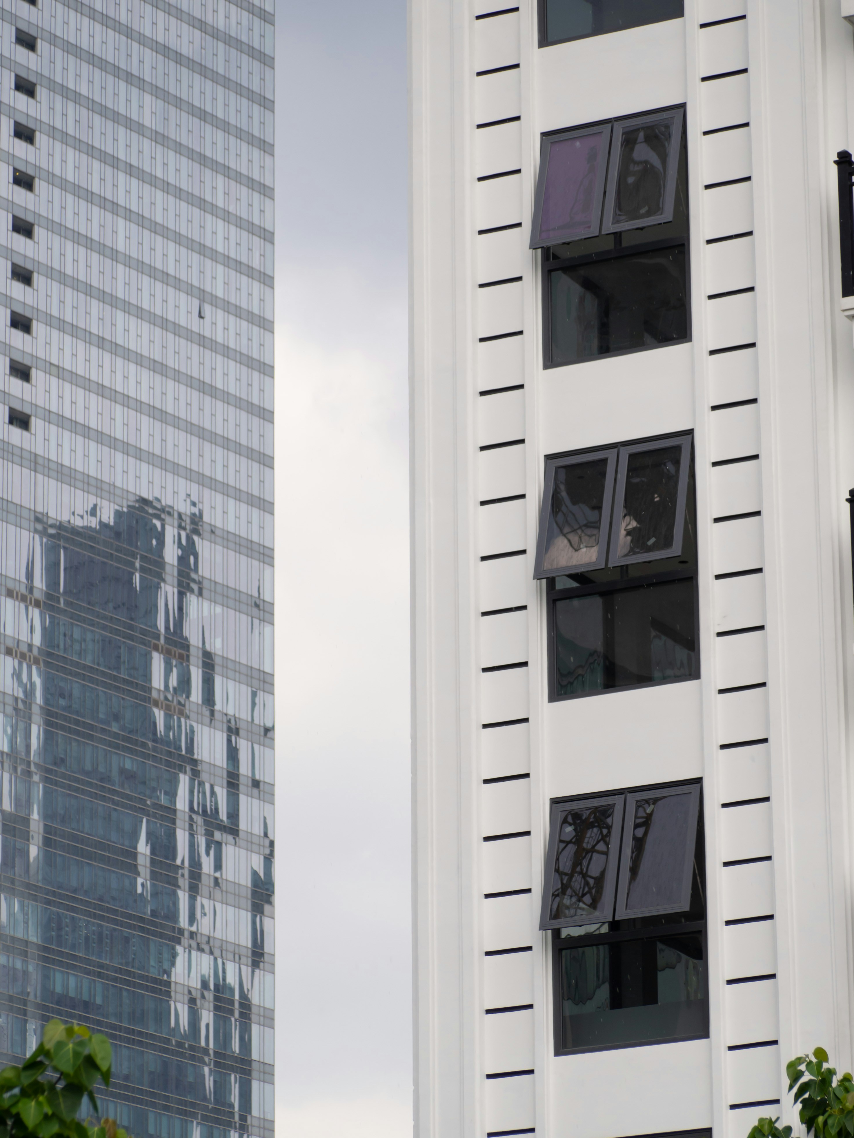 Modern buildings with reflective glass windows. photo – Free ...