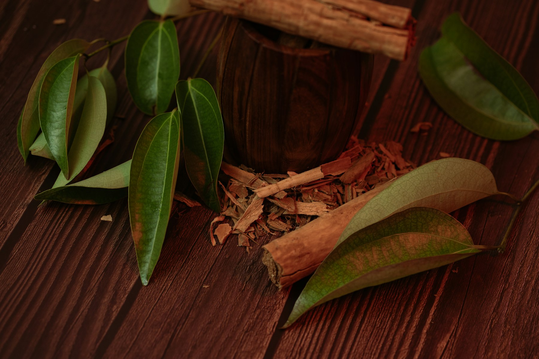 Herbs and bark used in traditional medicine