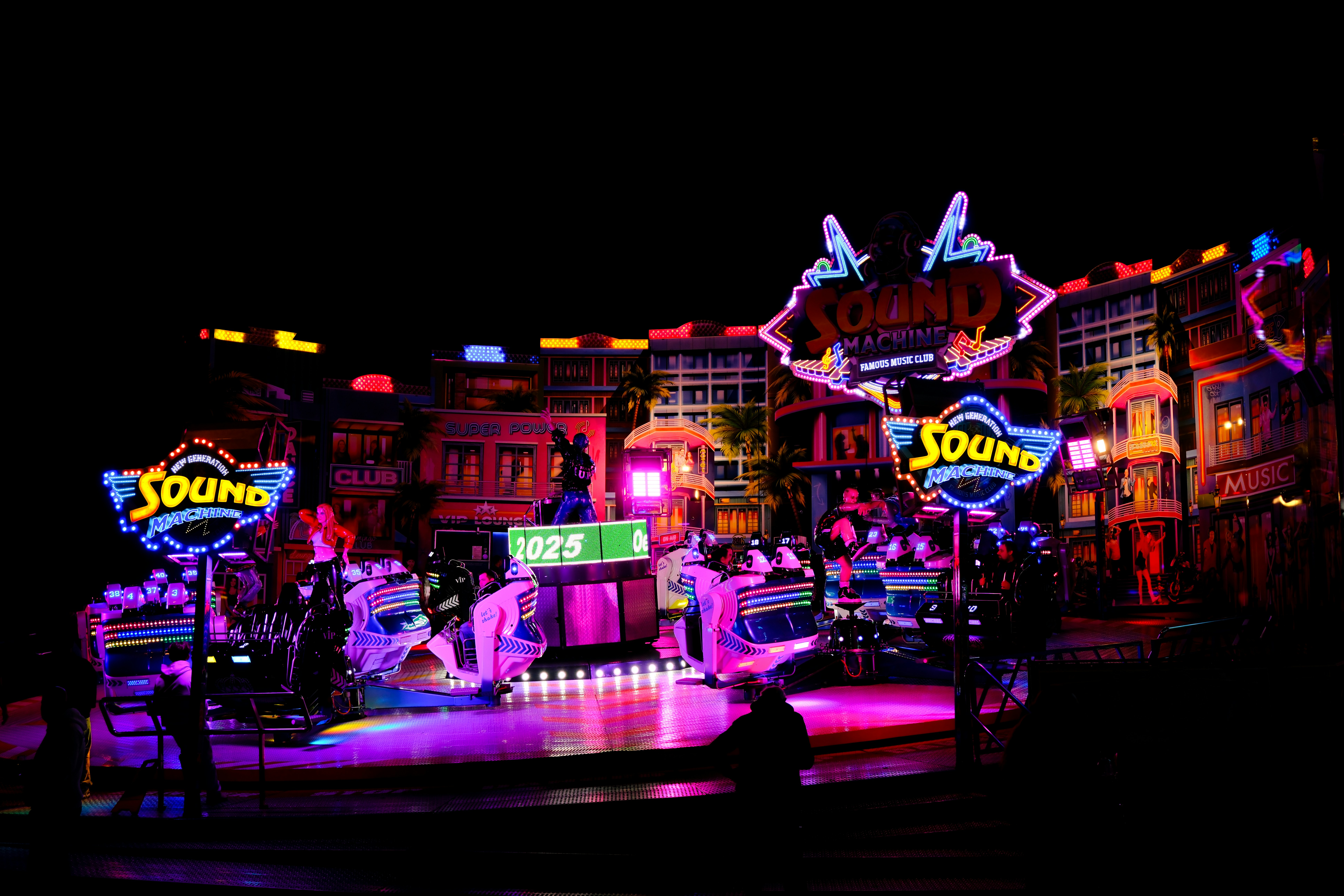 Amusement park lights