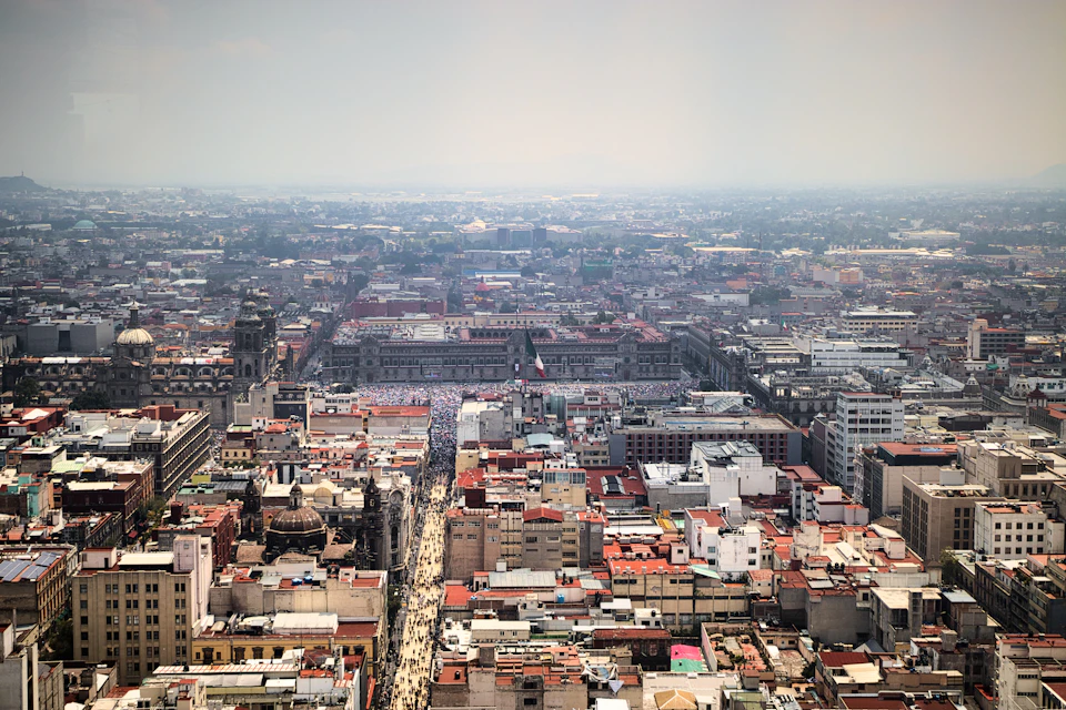 Mexico City in Dry Season