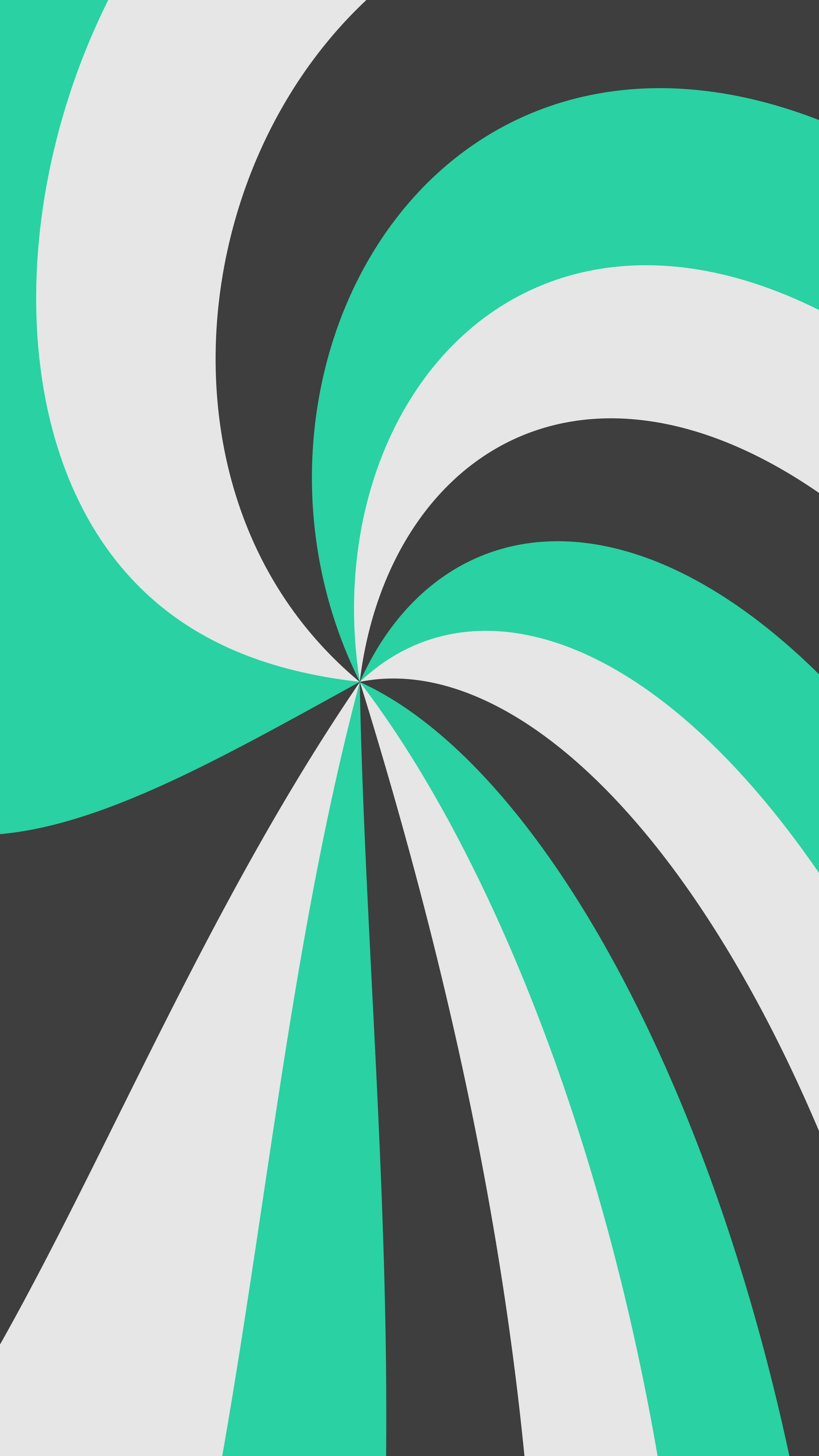 Swirling abstract pattern of teal, gray, and white