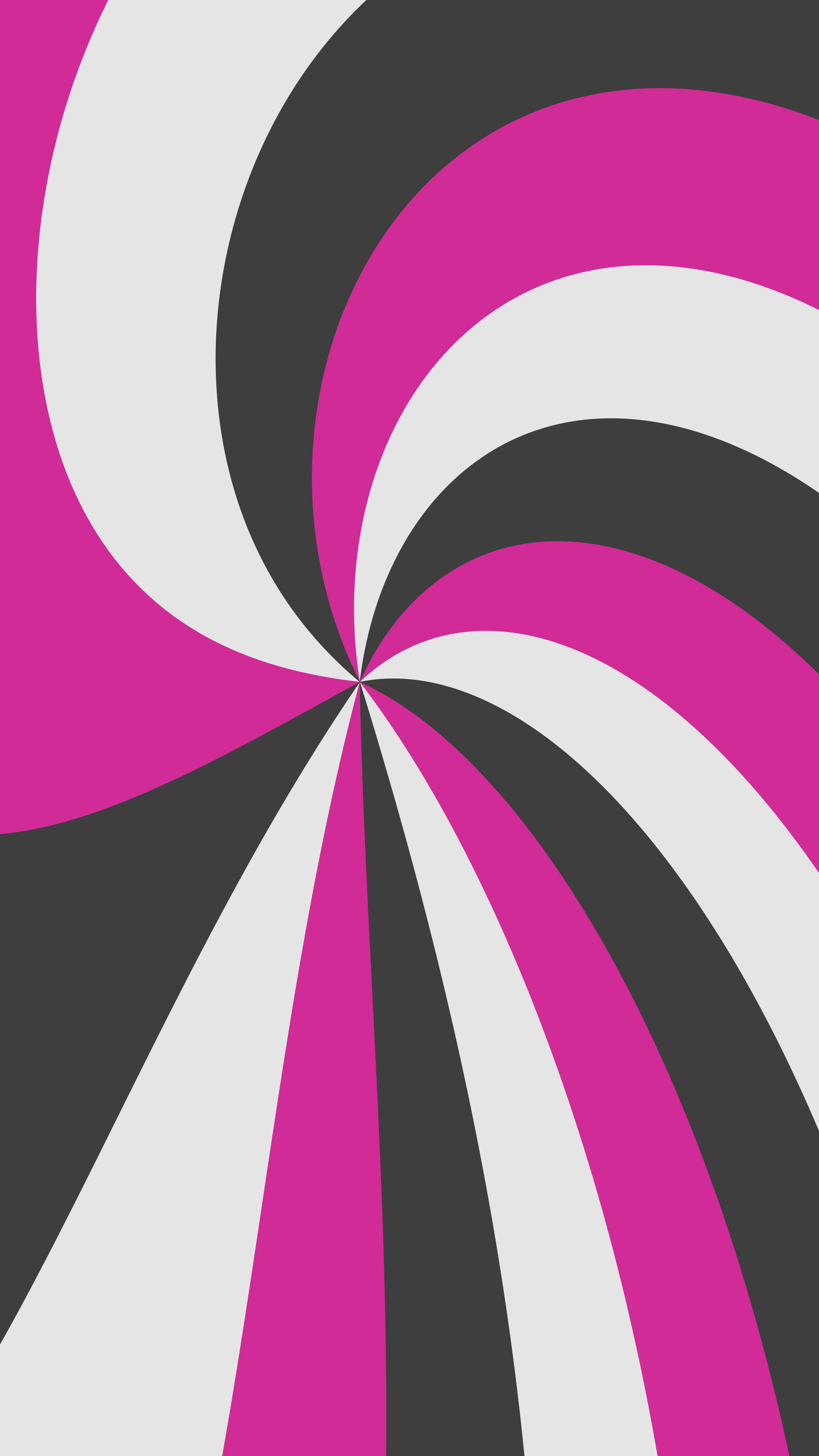 Pink, gray, and white spiral pattern
