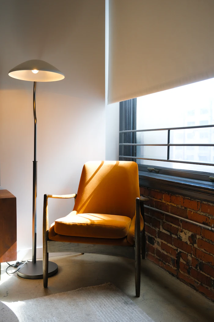 Ochre armchair