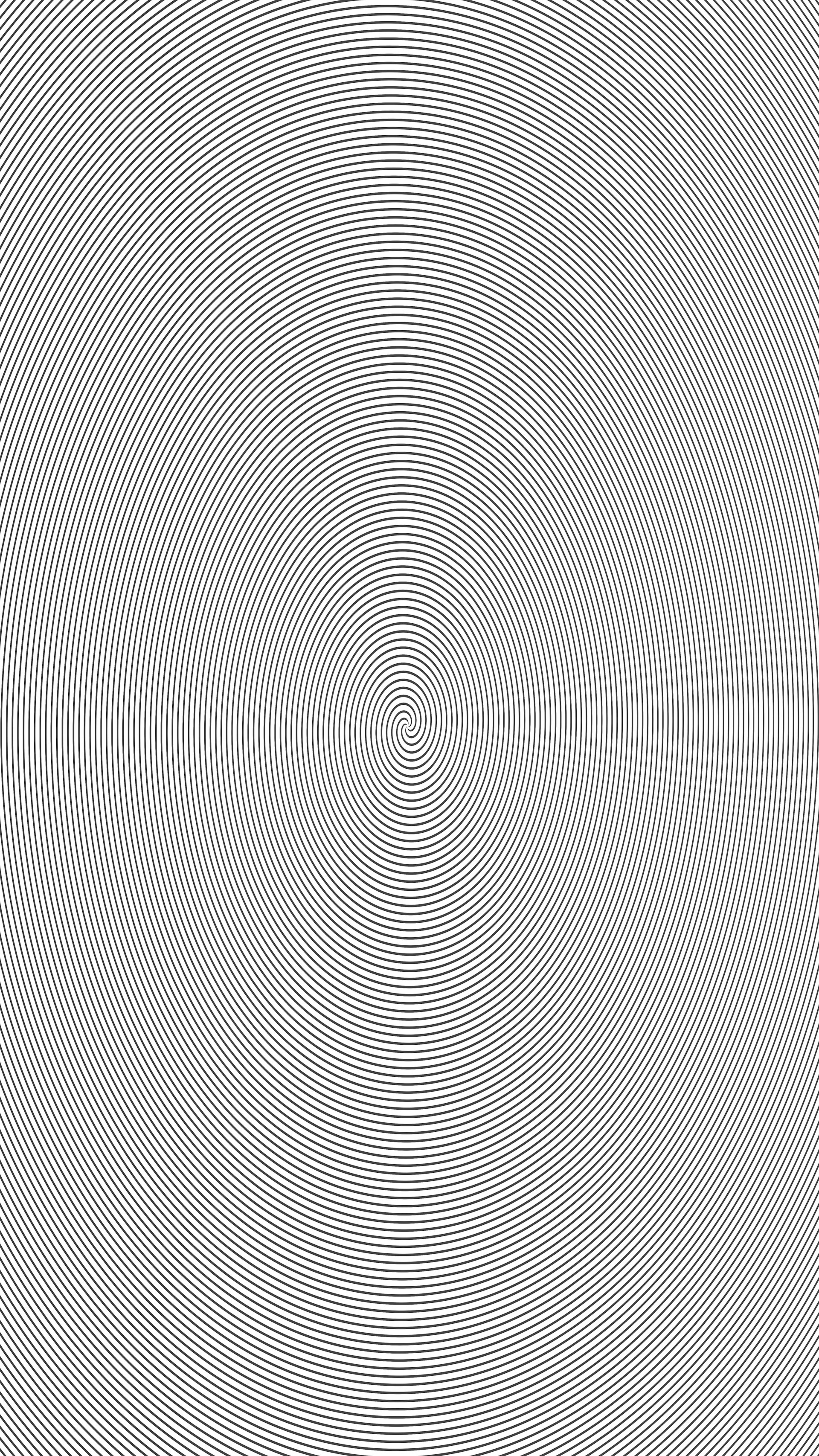 Concentric circles pattern on a gray background.
