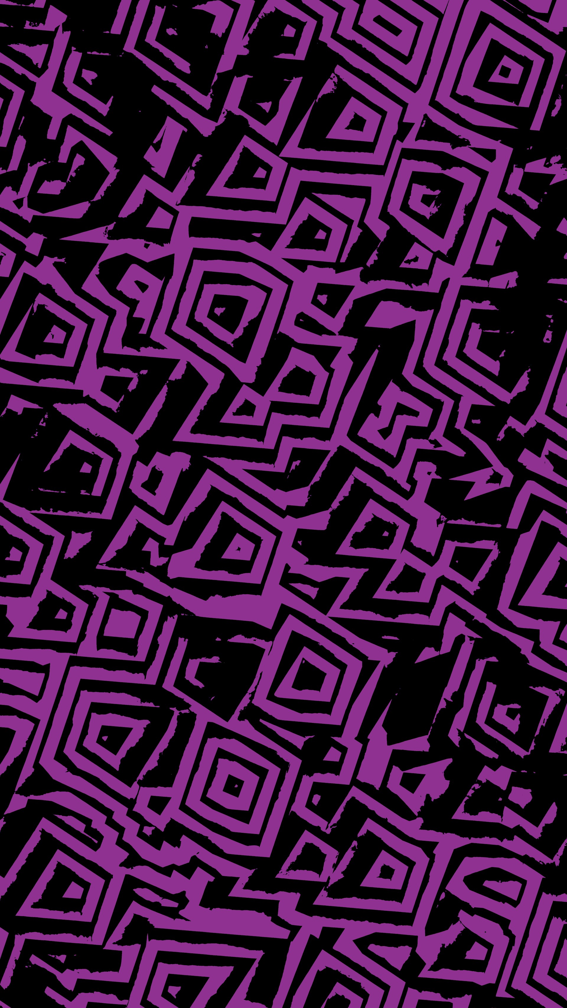Abstract purple and black geometric pattern