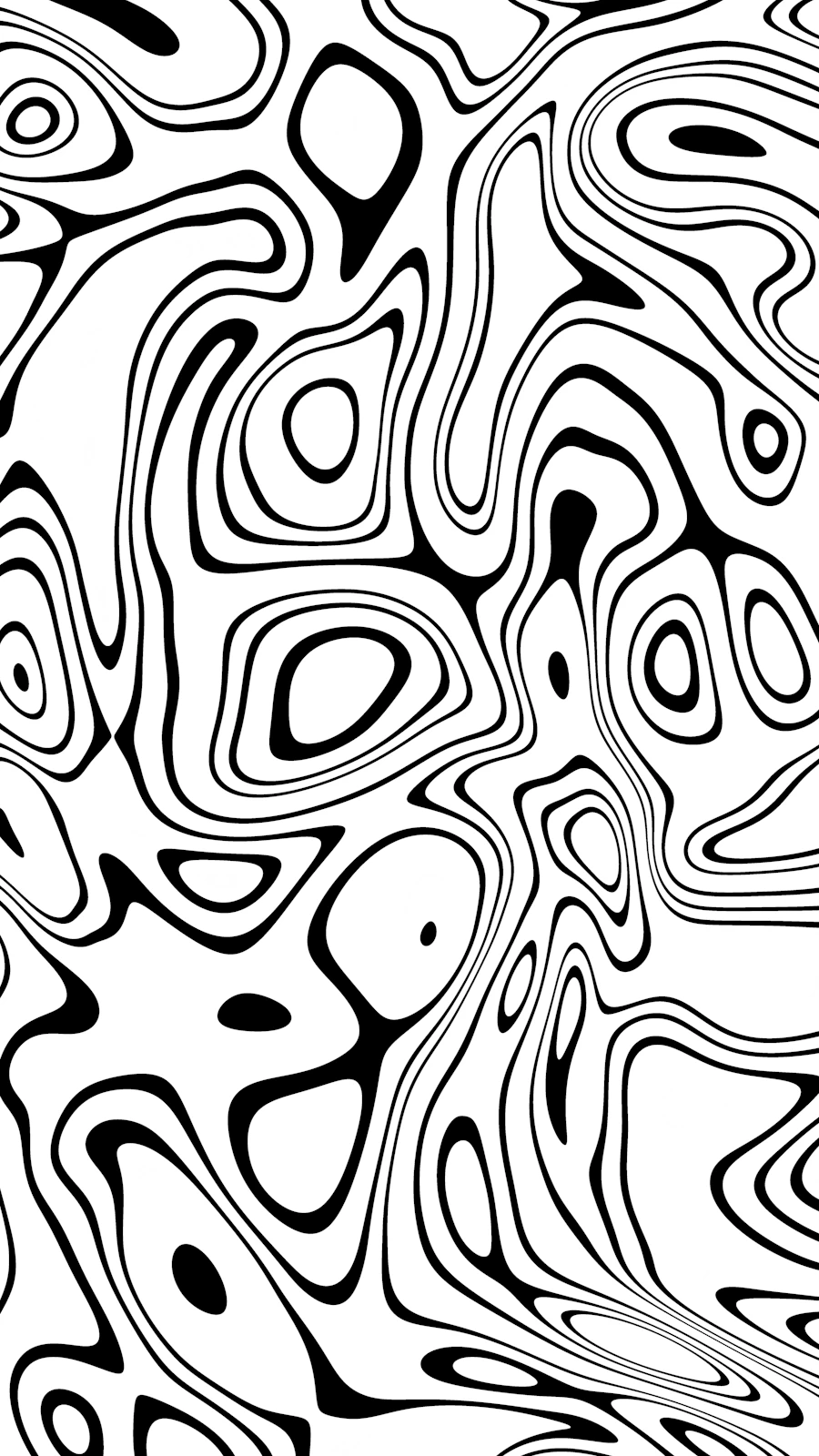 Абстрактные топографические линии — визуальная метафора структурного разбора