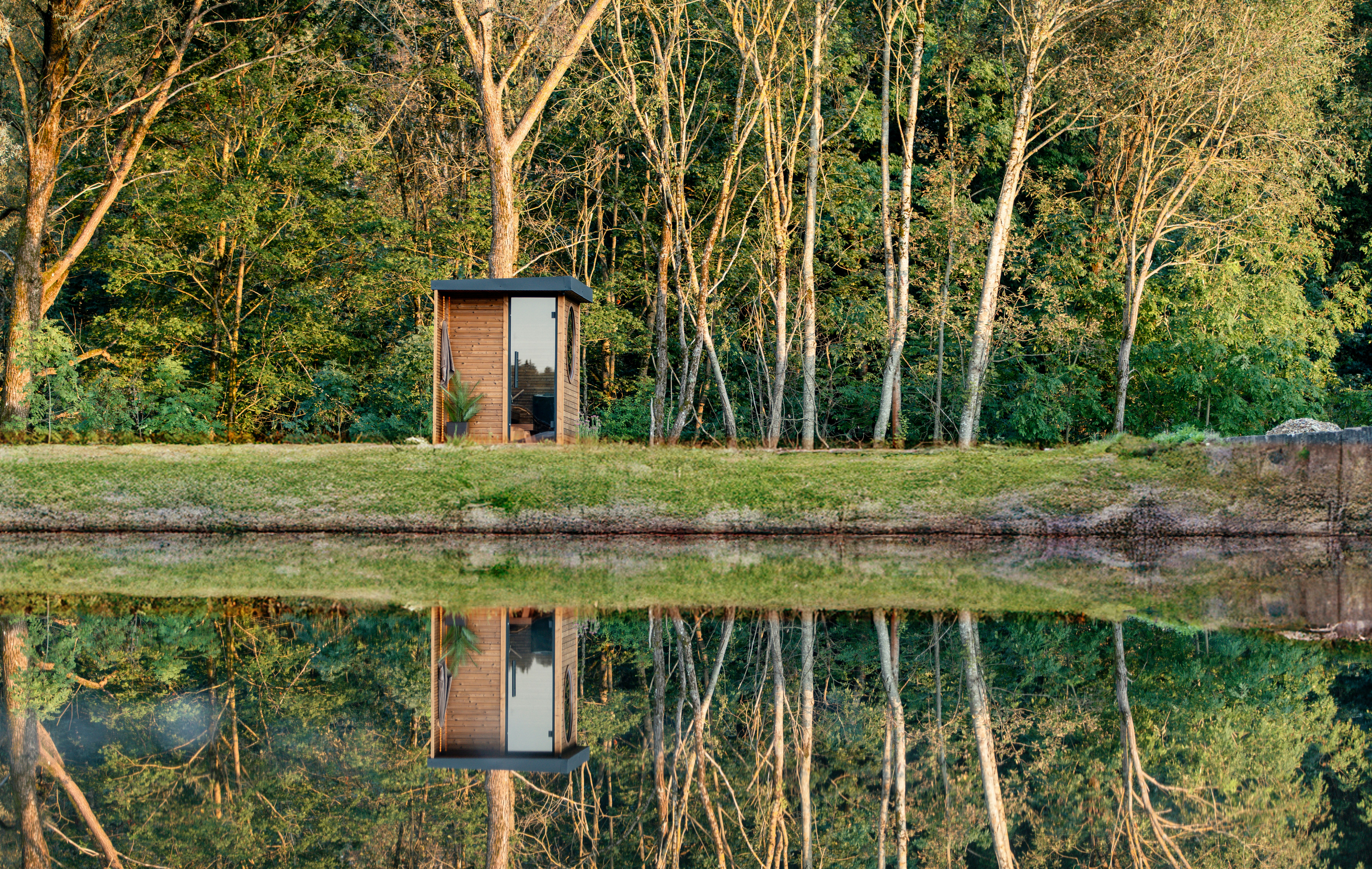 Sauna cabin in nature