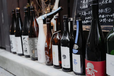日本酒の瓶