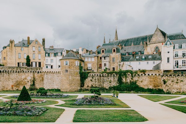 The ramparts and their gardens — Vannes, France