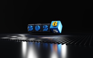 Year 2026 displayed on cubes