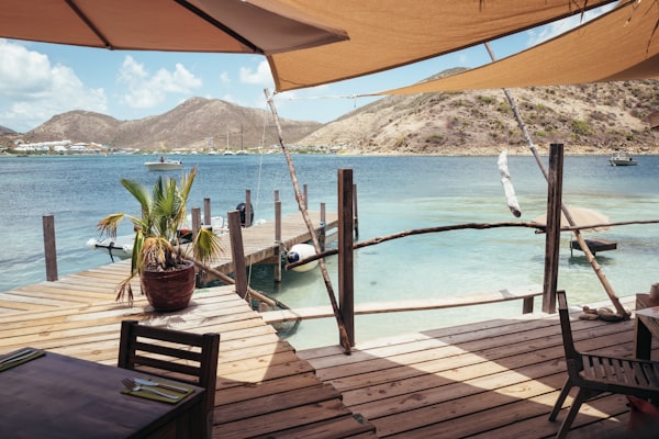 Es Raor rustic coastal restaurant terrace with sea view