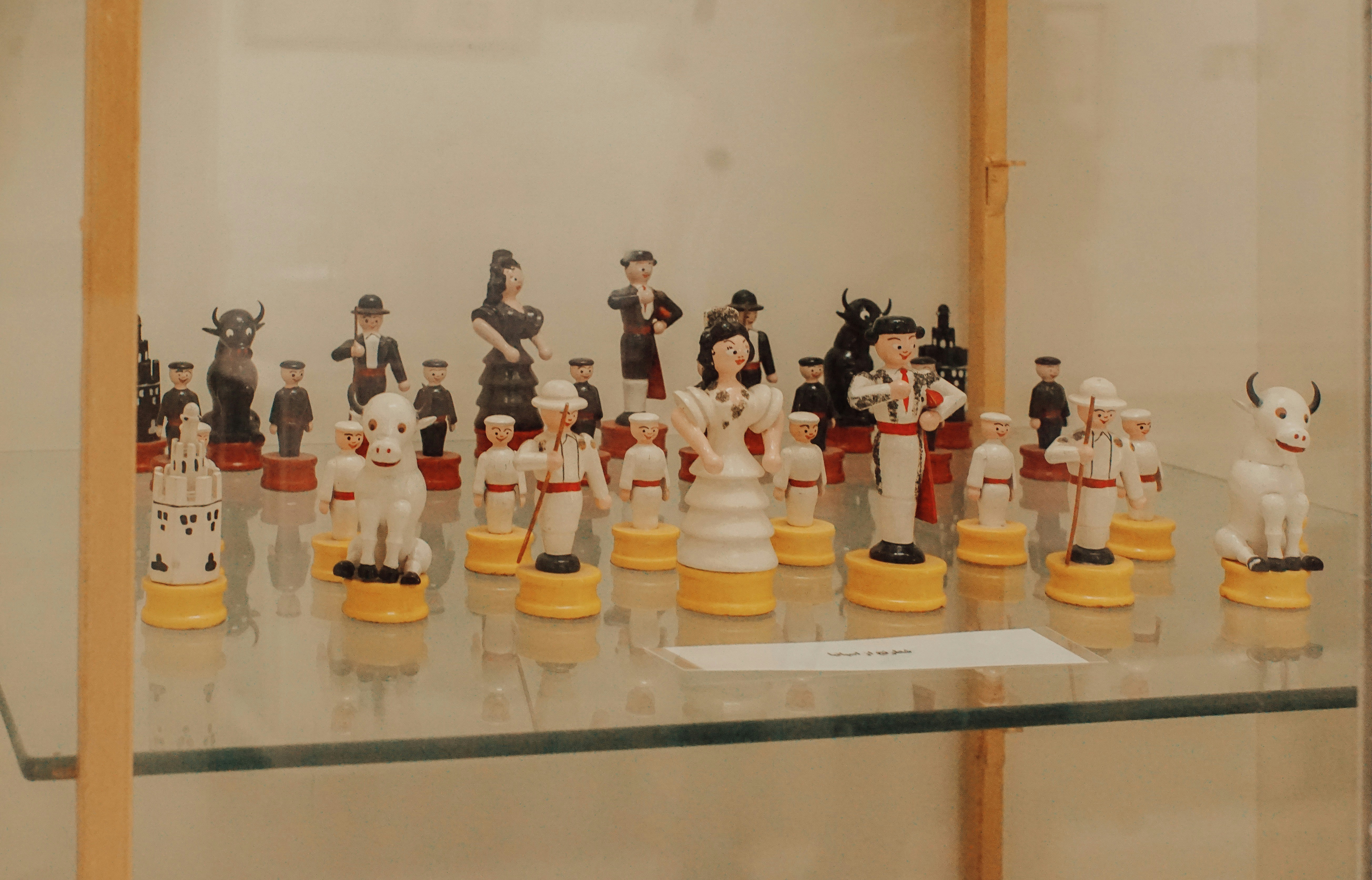 Hand-painted miniatures representing characters in a grand naval battle