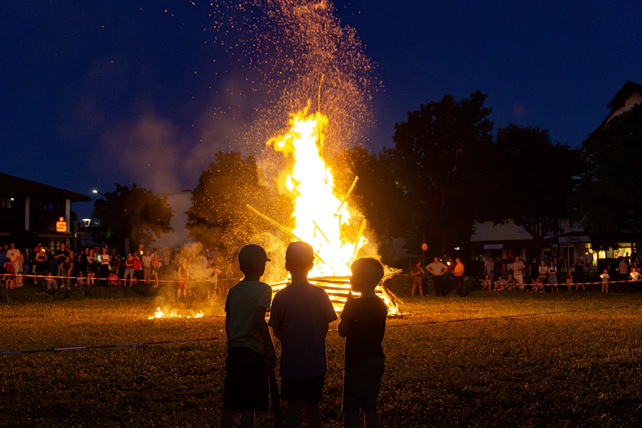 Saint-Jean bonfire — Quebec National Holiday June 24, 2026