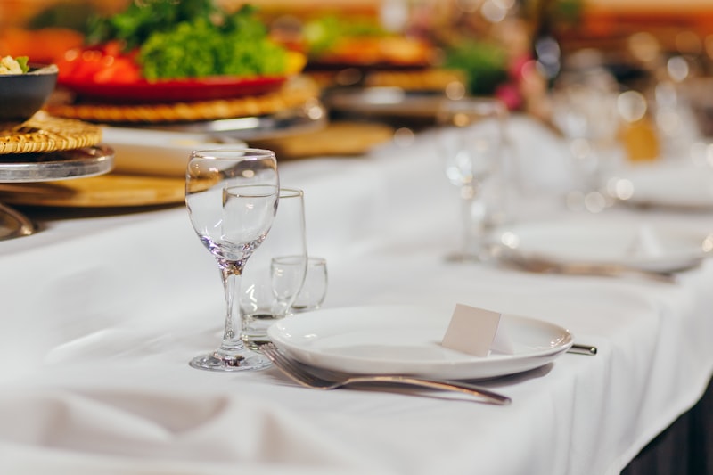 Silver serving tray with food