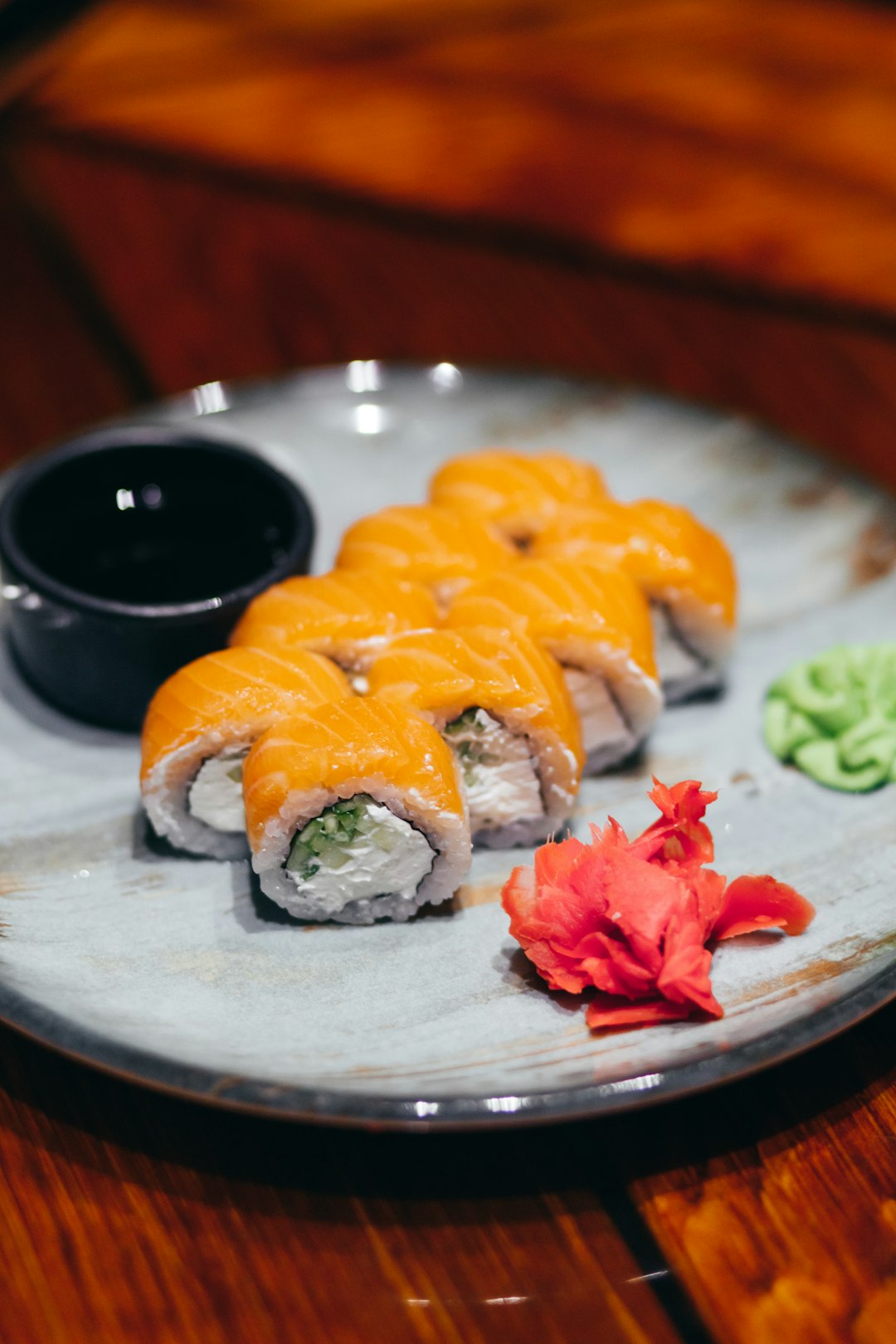 Cream cheese sushi roll