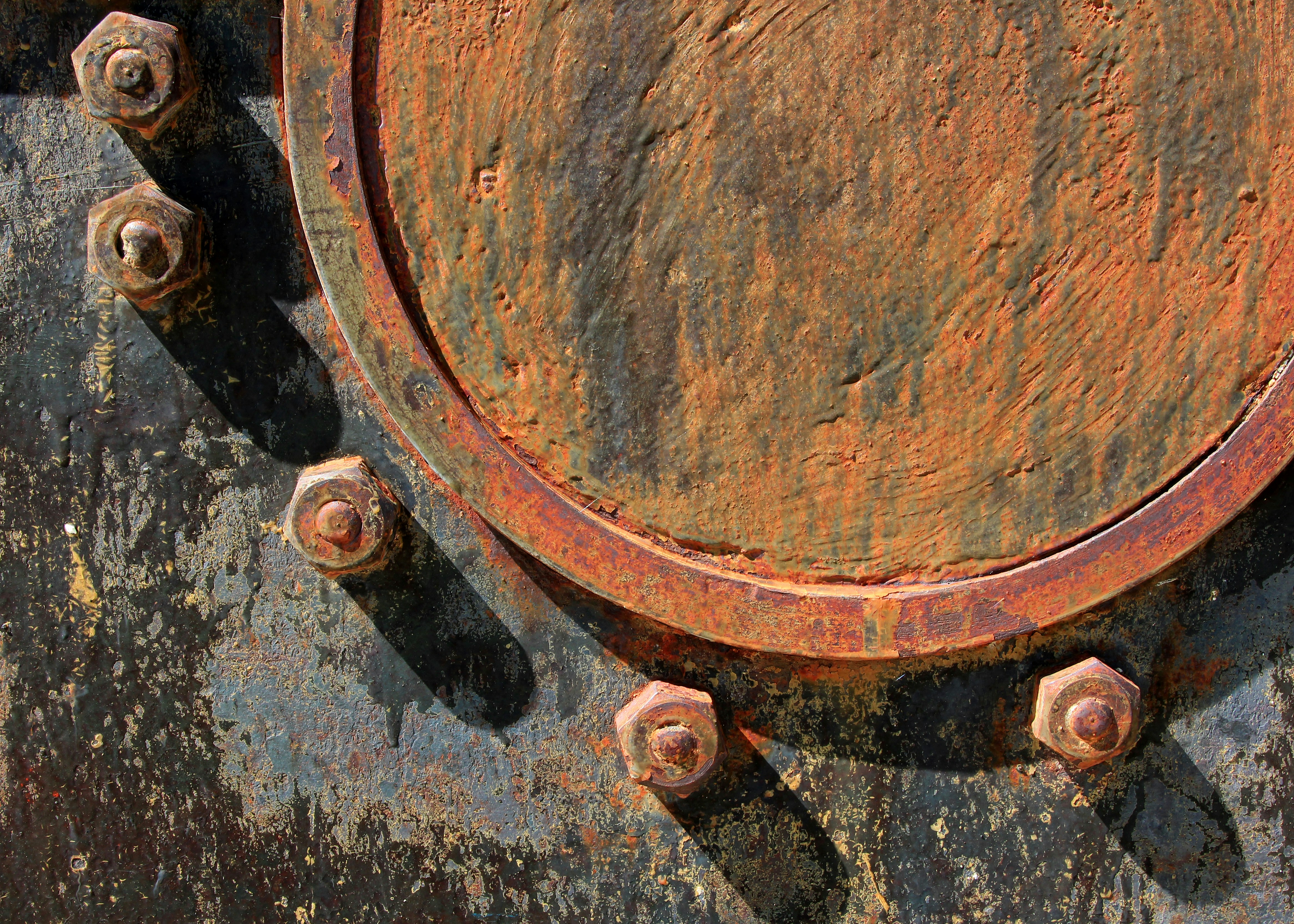 Industrial steel bolts