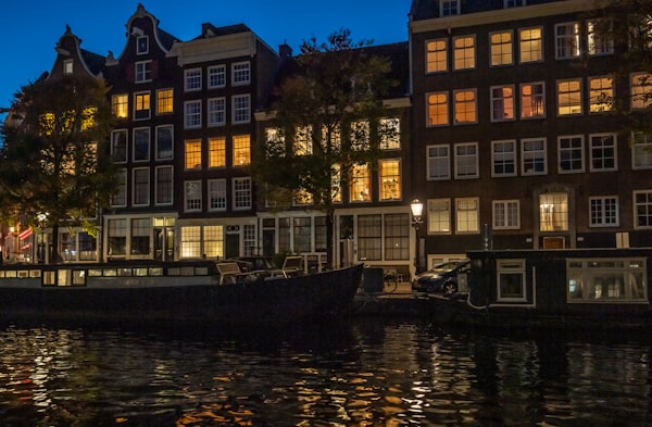 Sunset cruise on the water