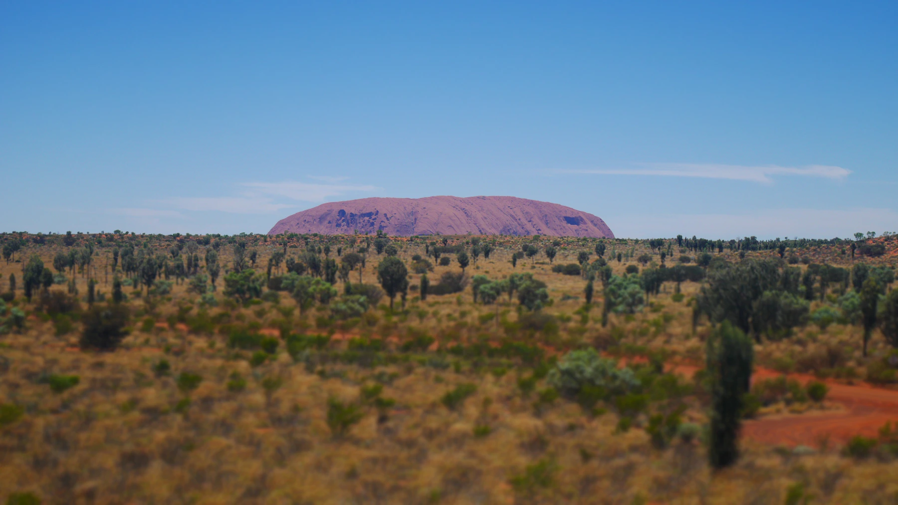 Red landscape in the Australian Outback