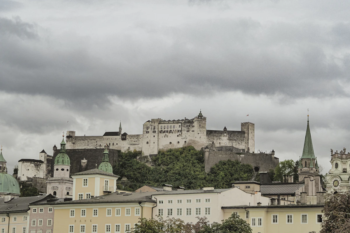 Hohensalzburg Fortress above Salzburg's old town