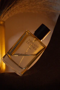 A bottle of vibrant leather zara perfume