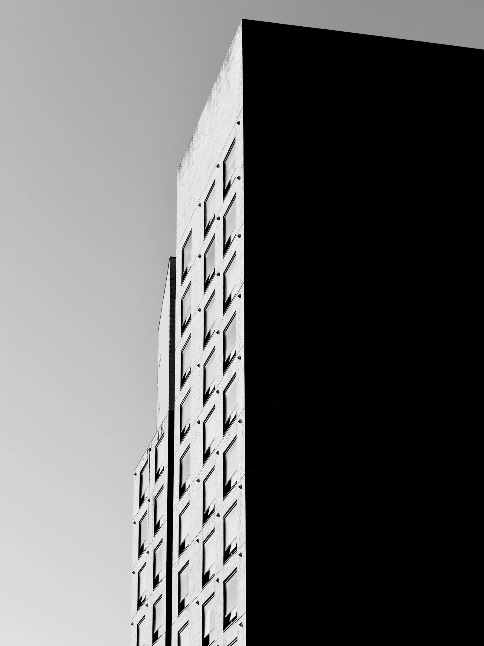 Minimal modern building facade