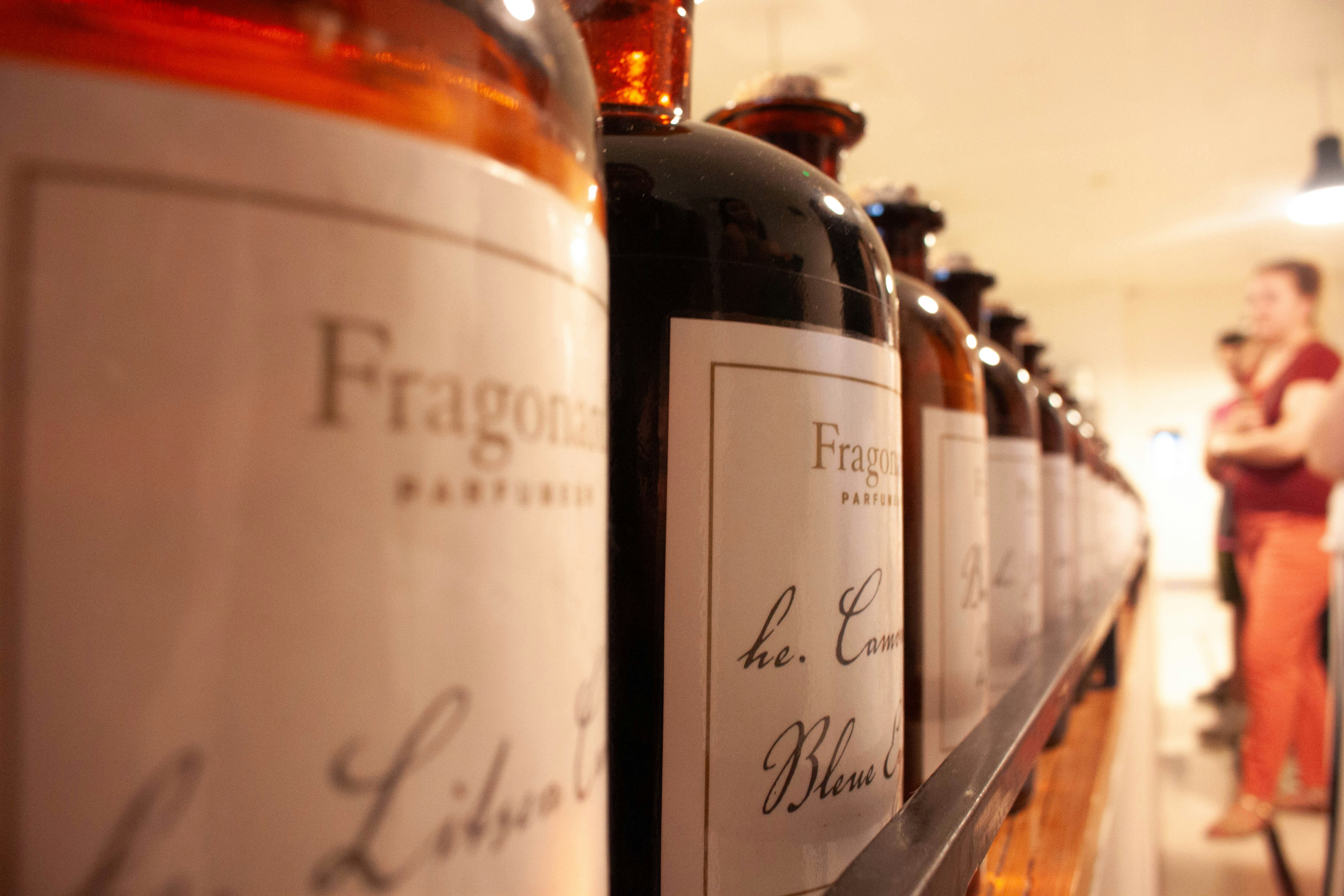 Luxury hair oil bottle