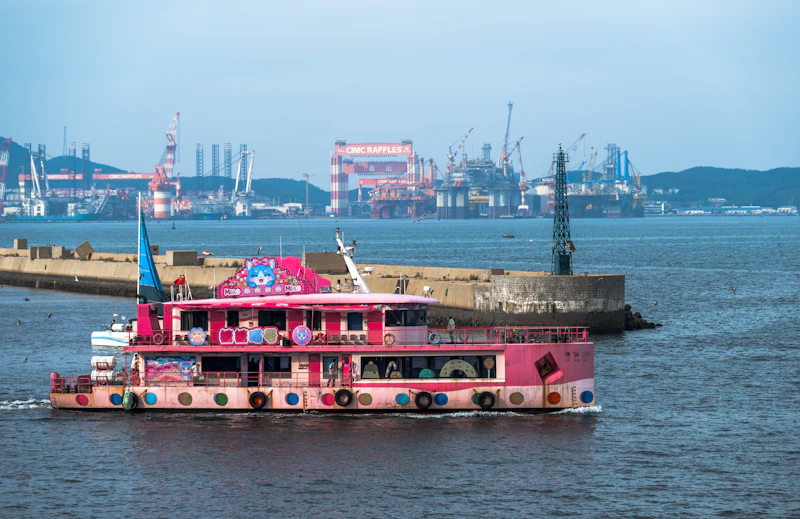 Pink Party Boat