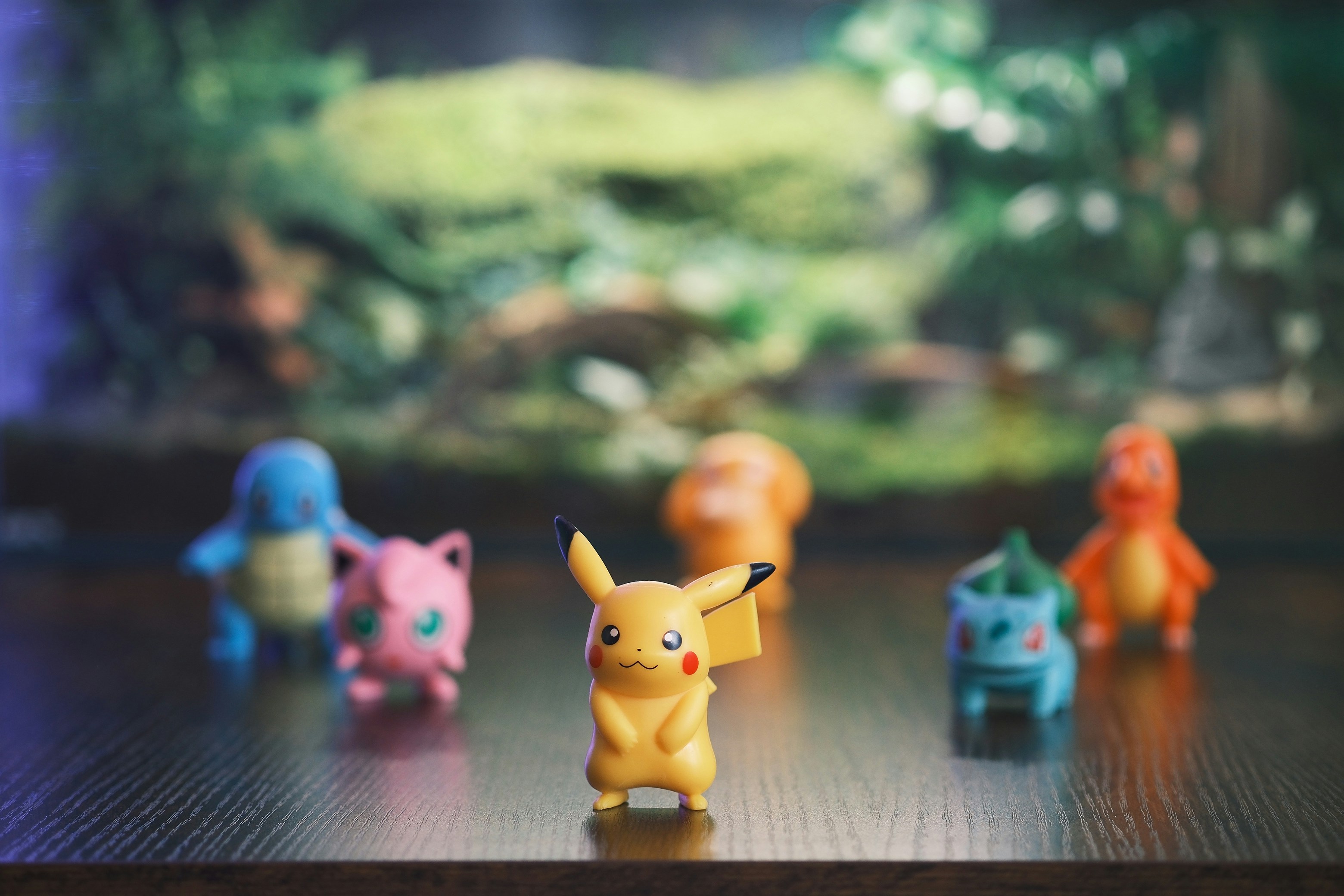 Pikachu forest display