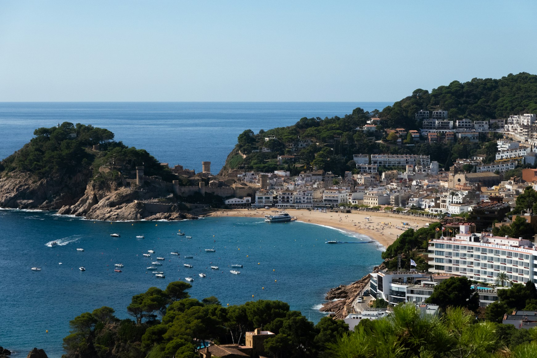 Tossa de Mar Beach on the Costa Brava, Spain