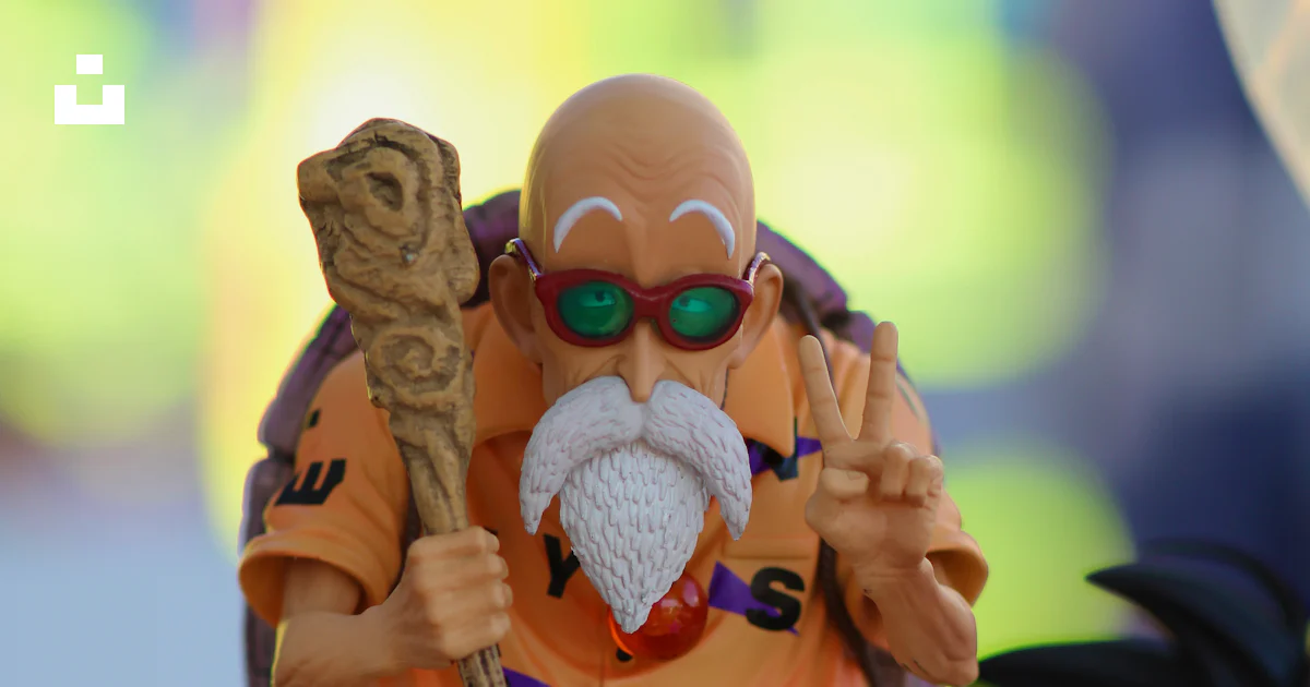 Api Roshi Master roshi figure with staff and sunglasses photo – Free Sunglasses ...
