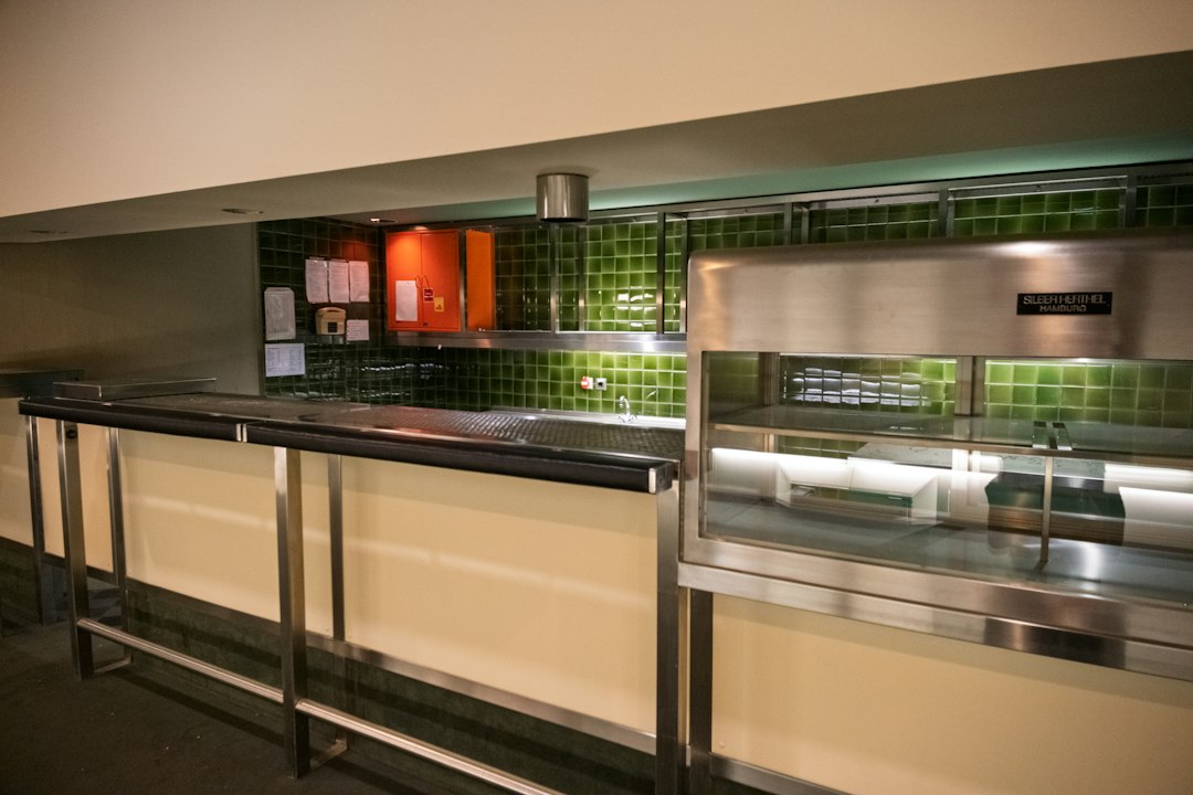 stainless prep table