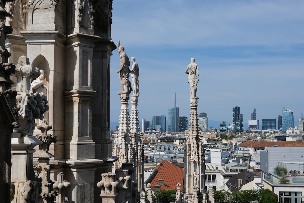 Milan city view