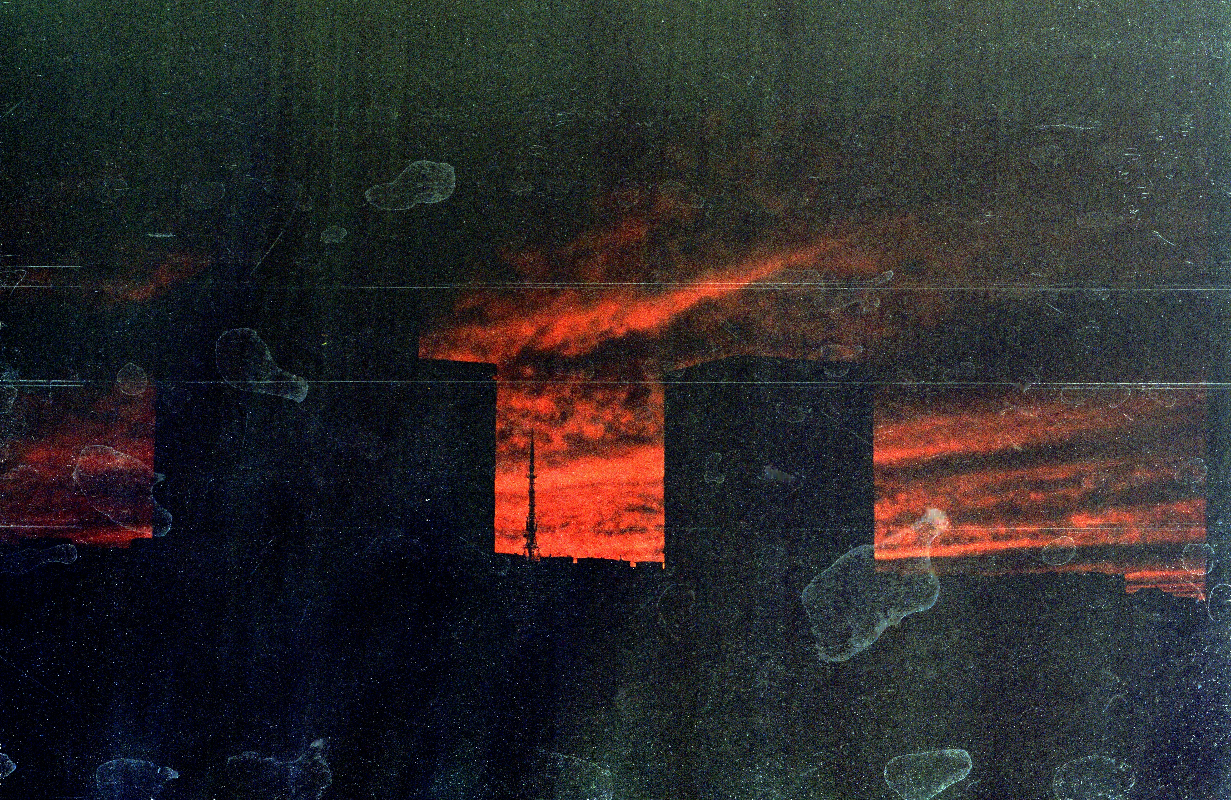 Abstract red and black textured background