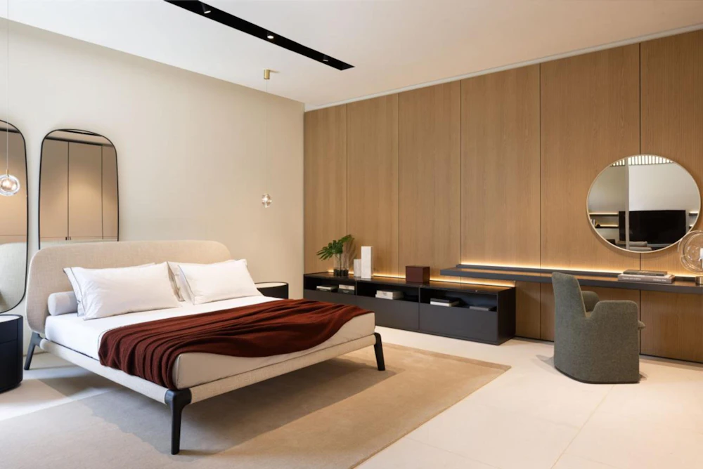 Ensuite bedroom with desk