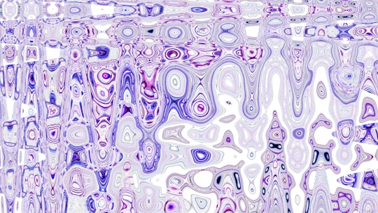 Abstract pattern of purple and white swirls