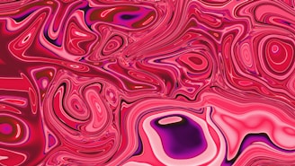 Swirling abstract pattern of pink and purple hues