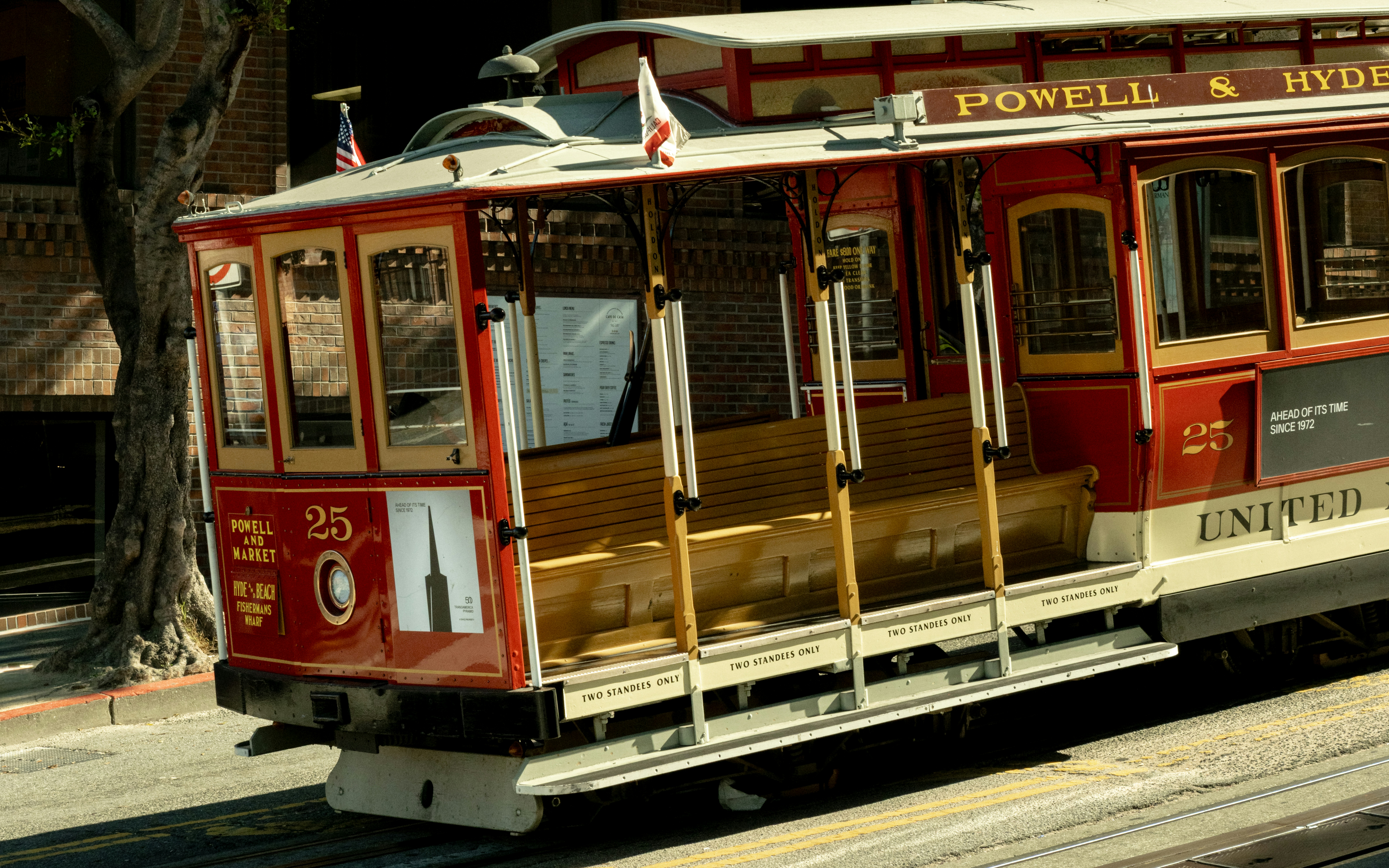 San Francisco cable car on Powell Street