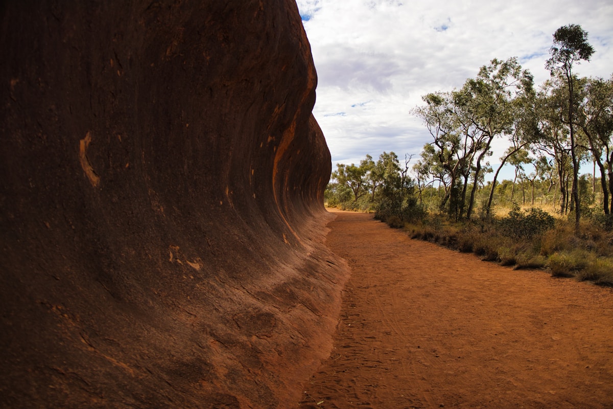 Red dirt road in Australian Outback