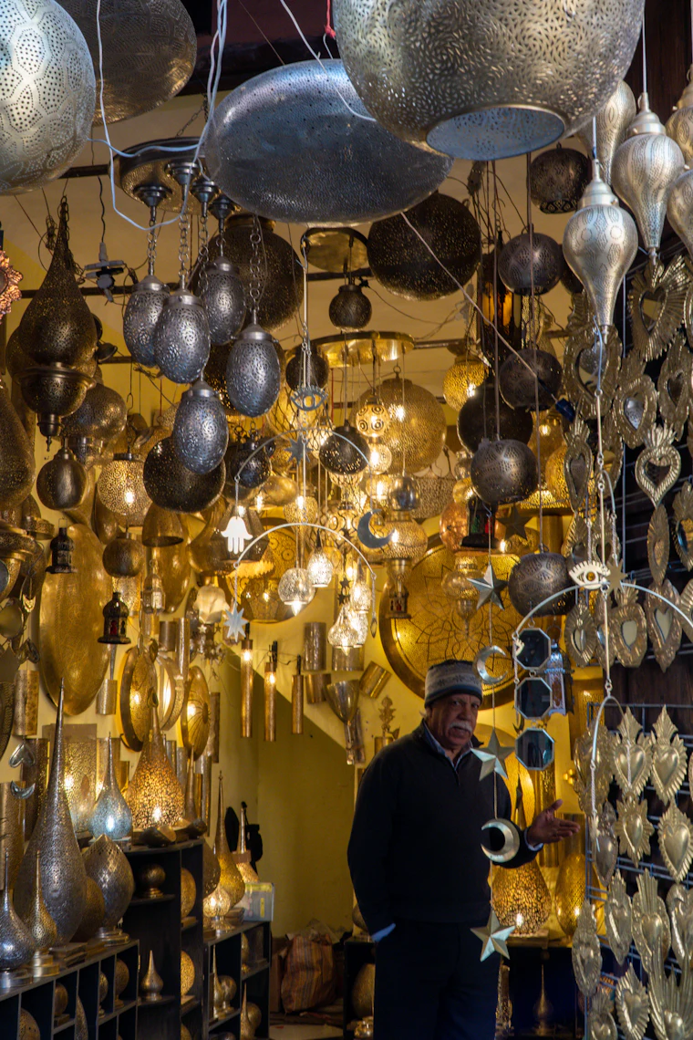 A lantern souk, Marrakech