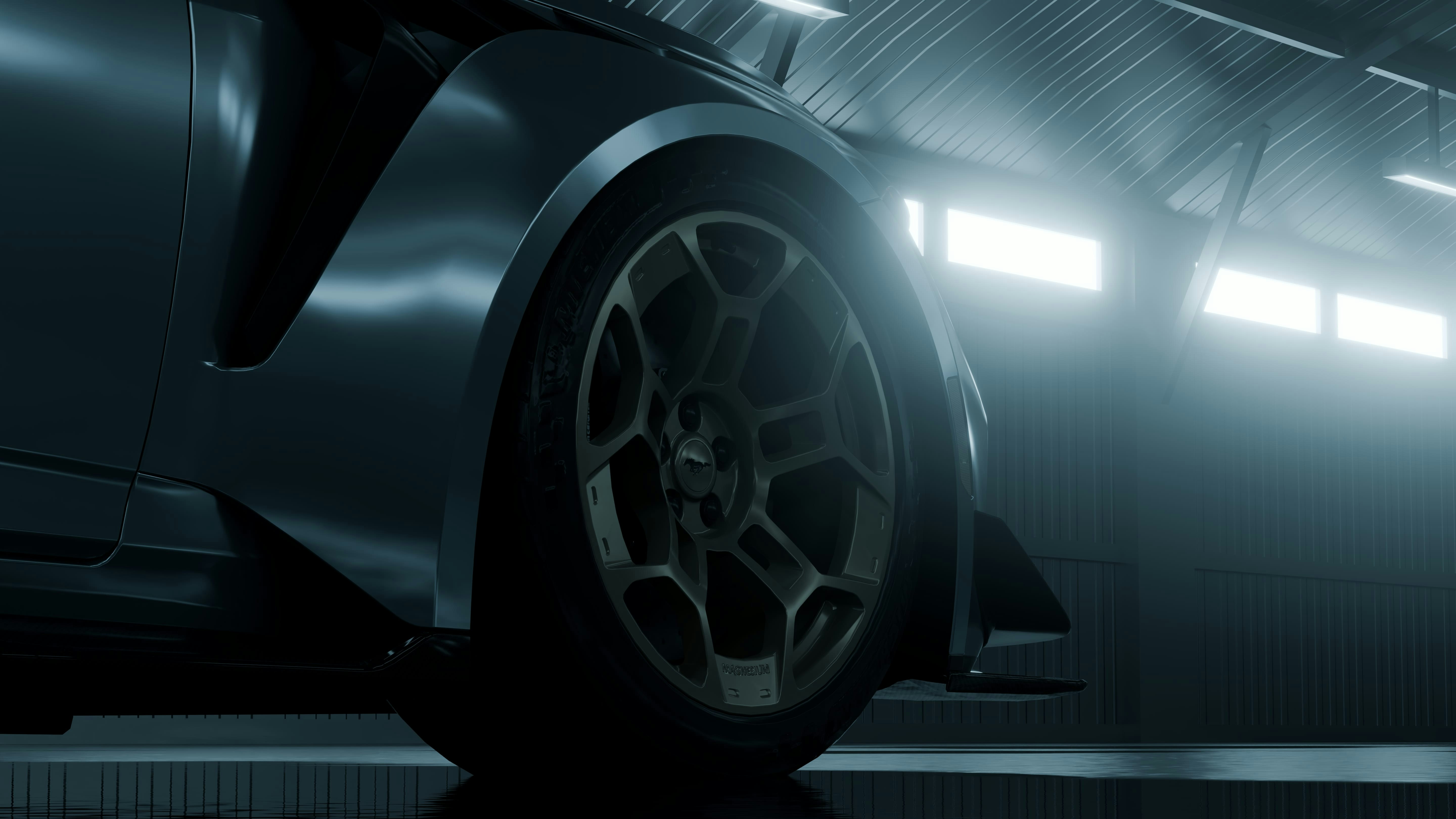 Luxury car wheel close-up