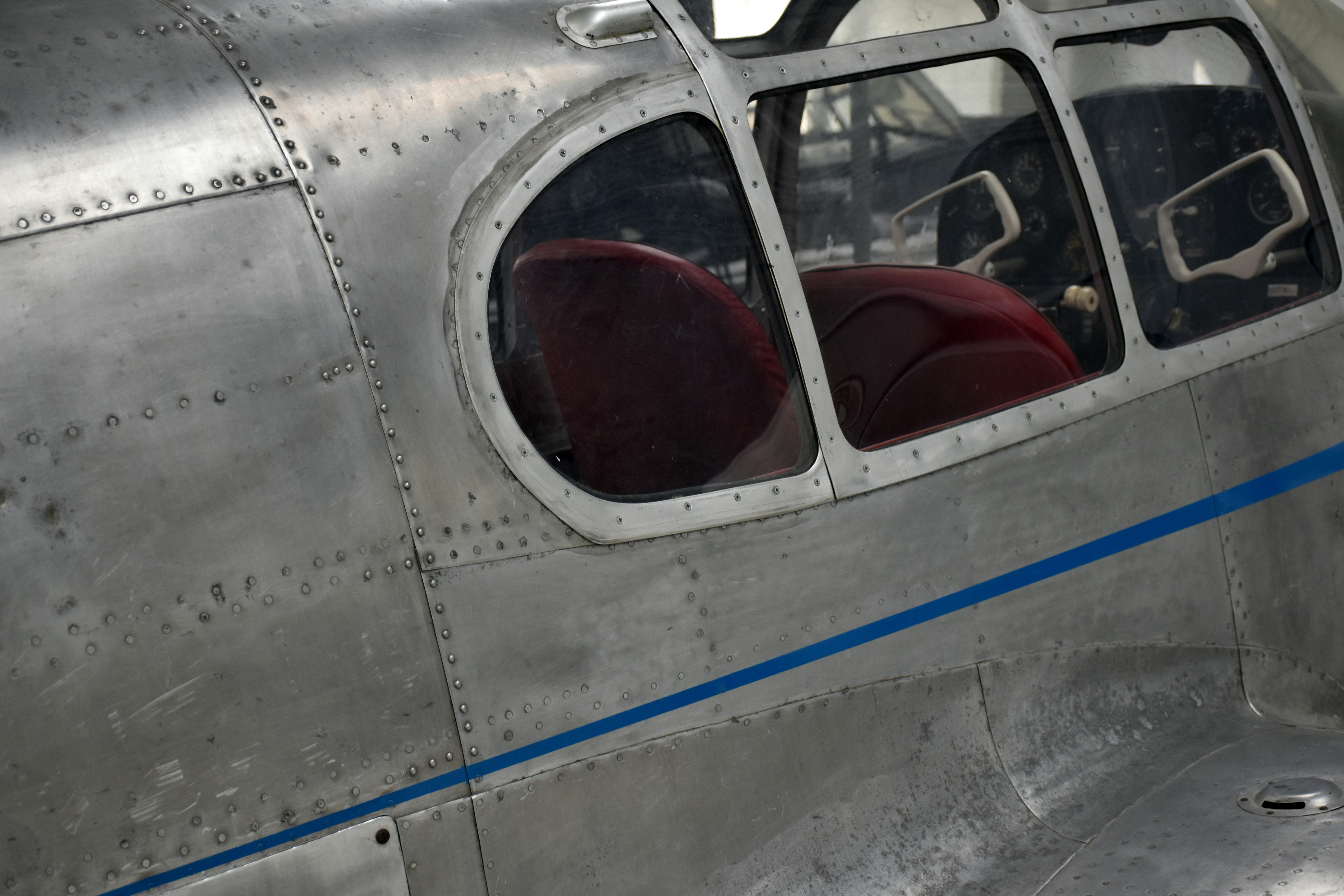Aircraft cockpit view