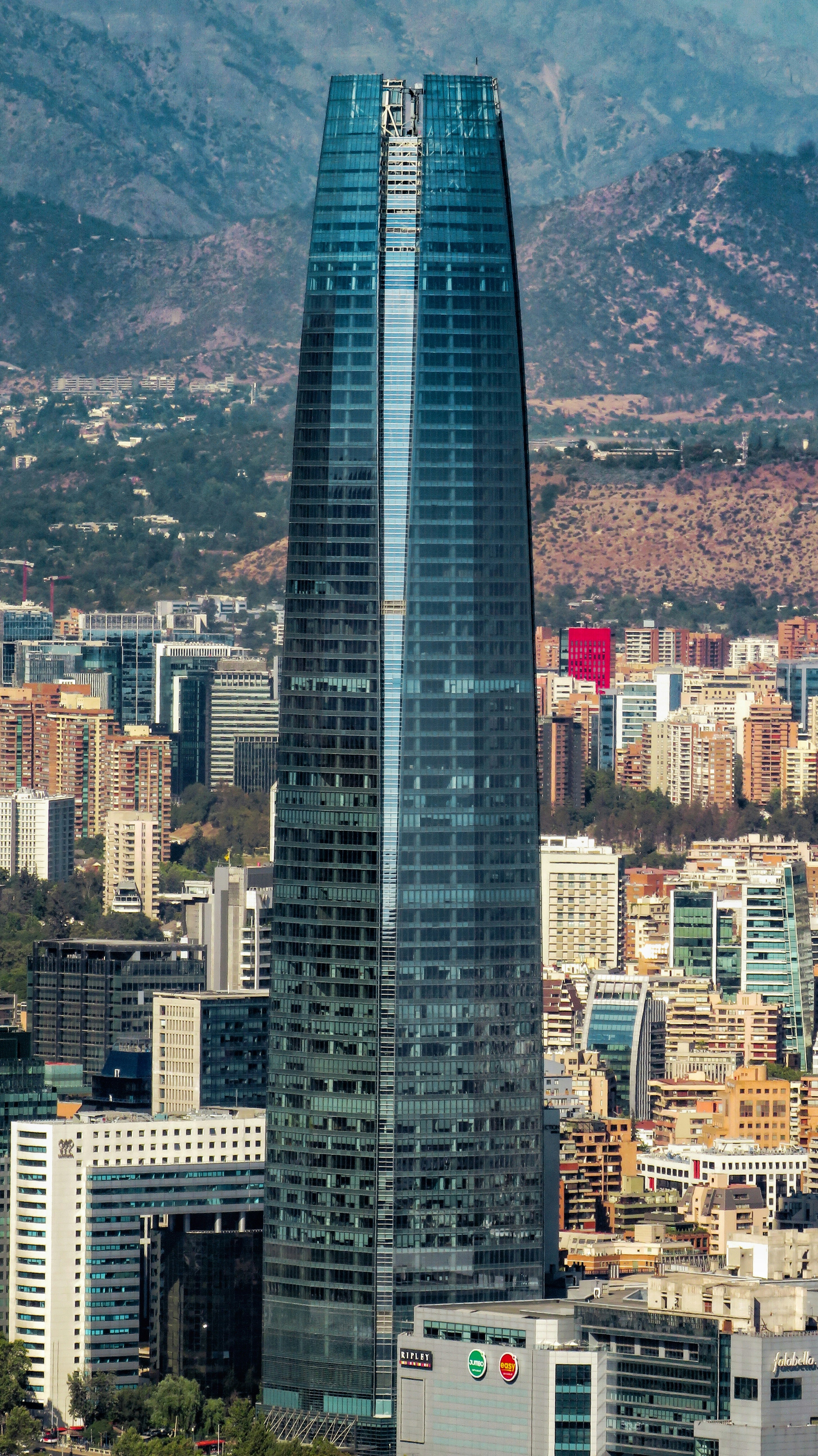 Modern building in Santiago