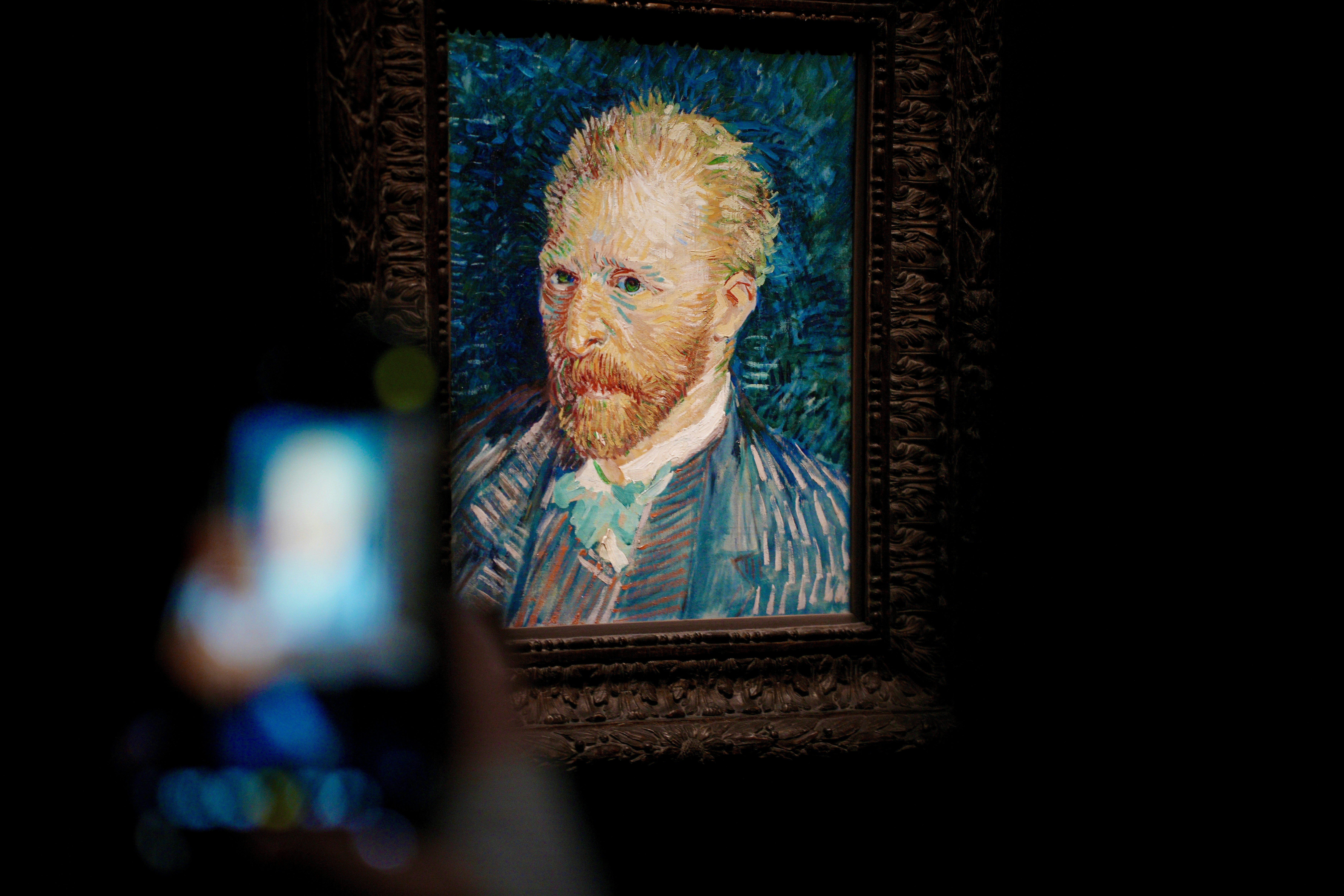 Peinture de Vincent van Gogh exposée