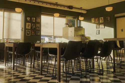 Restaurant dining interior