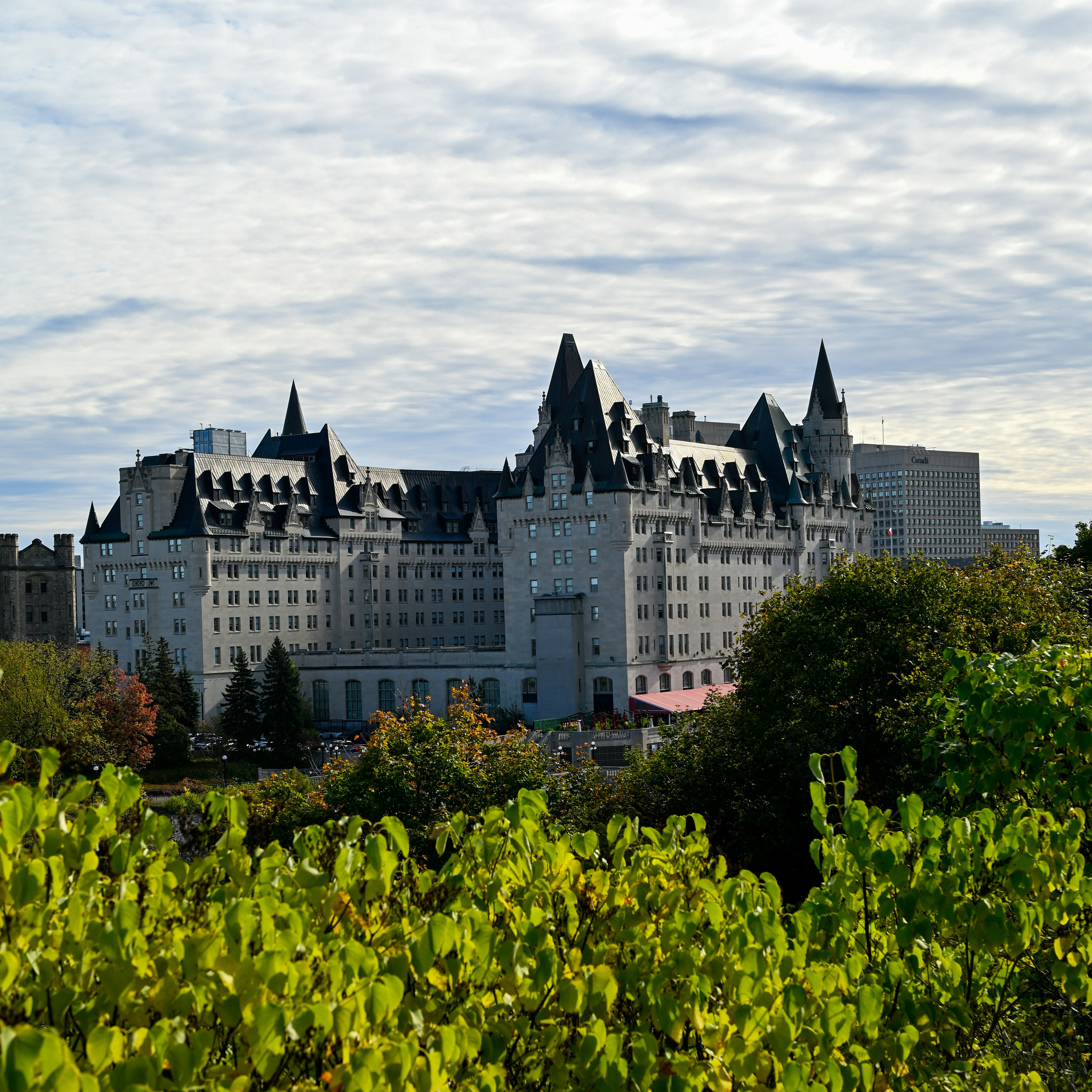 Fairmont château laurier hotel in ottawa, canada