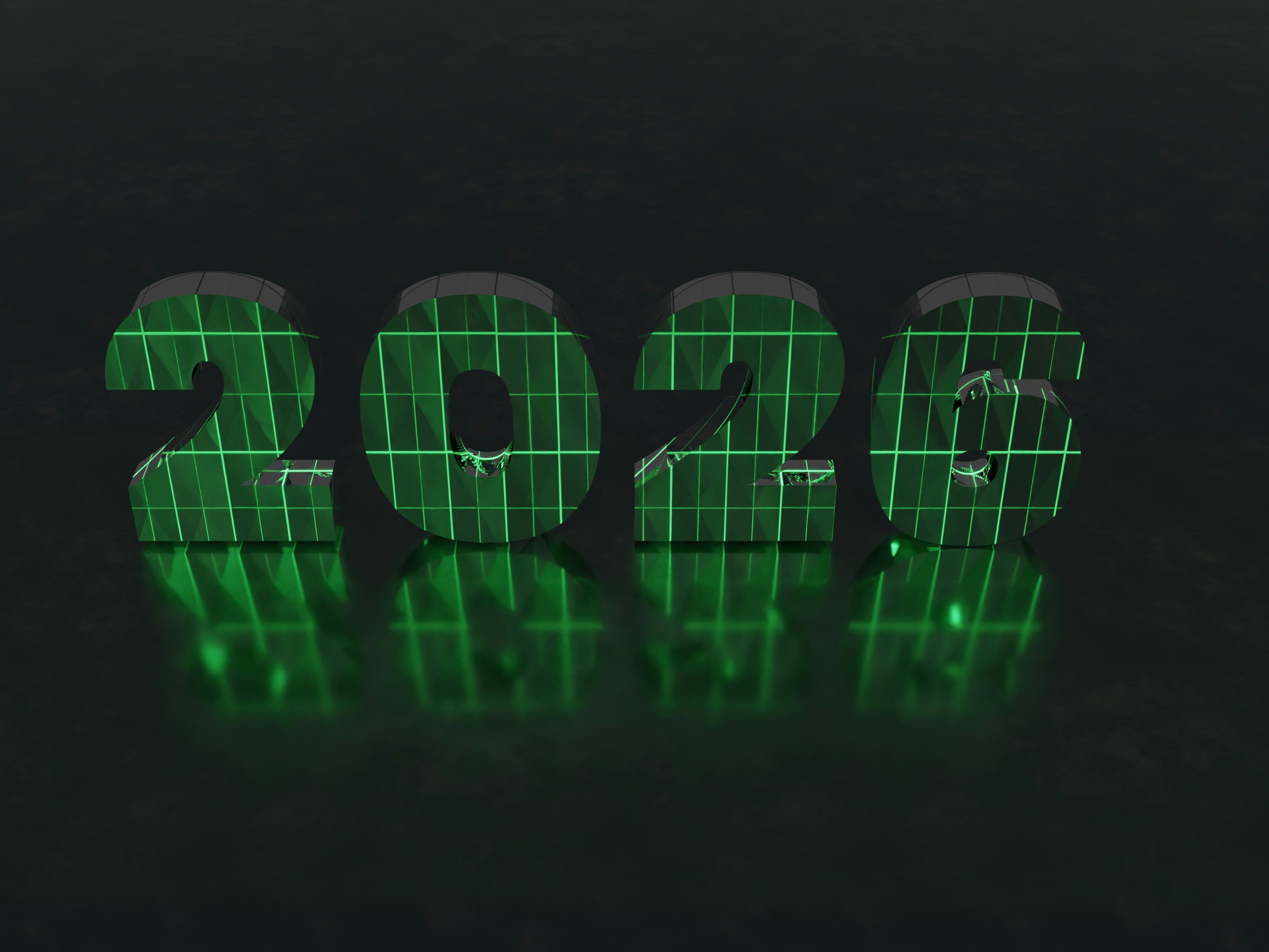 The year 2026 displayed with a grid pattern.