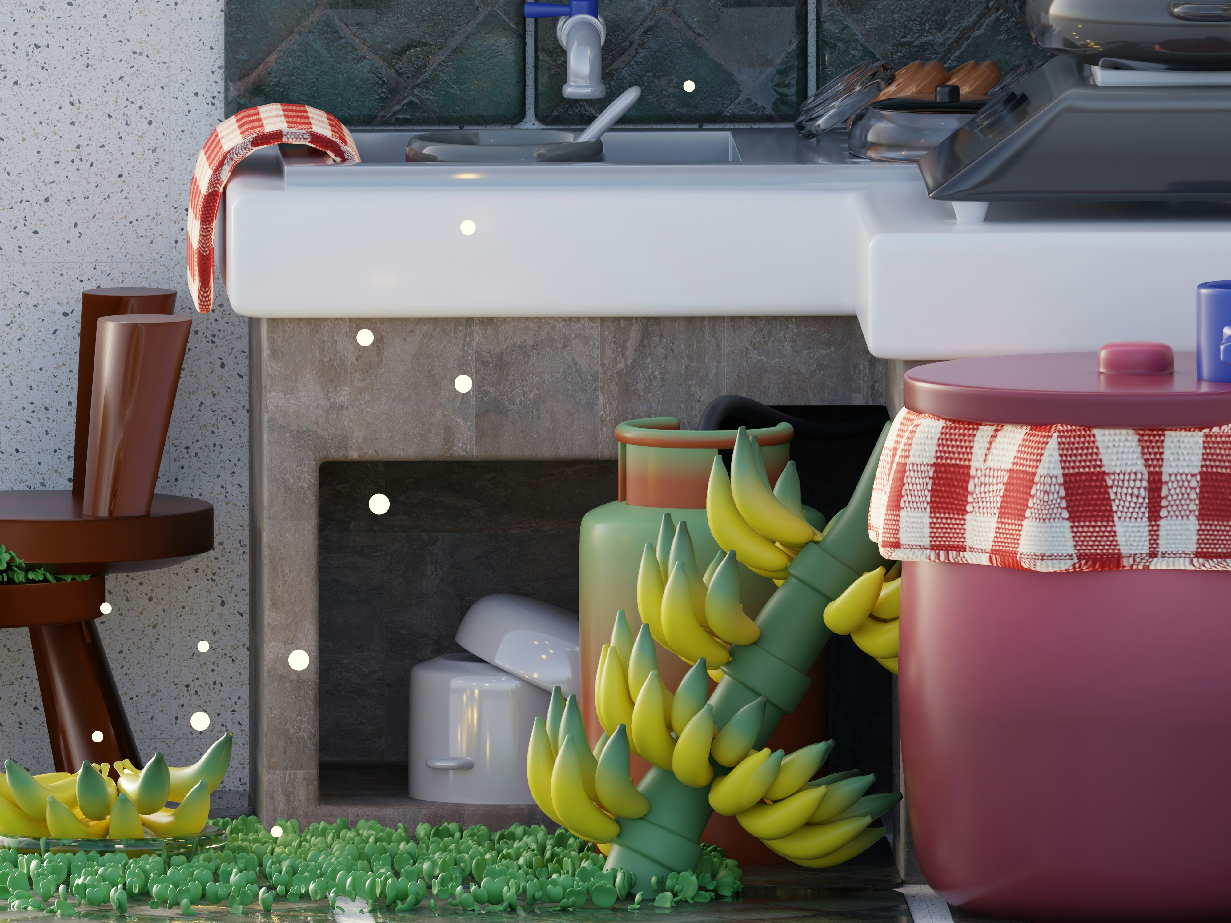 tropical kitchen interior wallpaper, wallpaper, Tropical Kitchen Design: A Complete Beginner's Guide 2