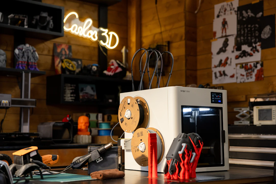 3D printer prototyping workspace