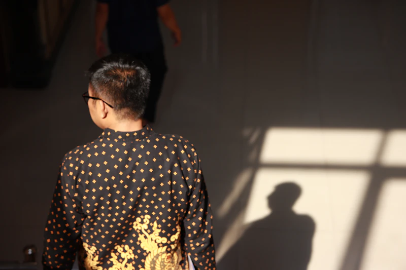 Batik Shirt Premium Cotton - Hand Stamped